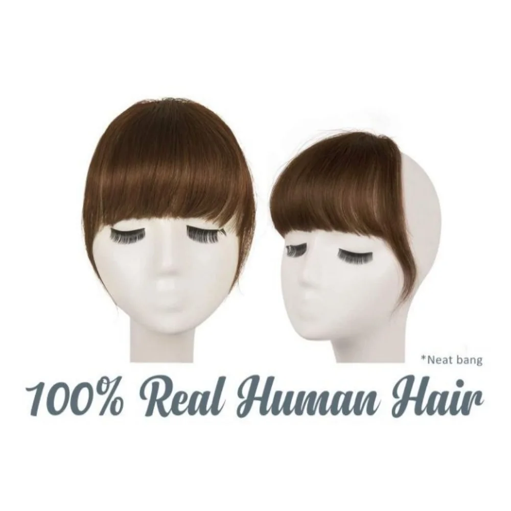 Blooming Hair neat  Bang  Human Hair Exte…
